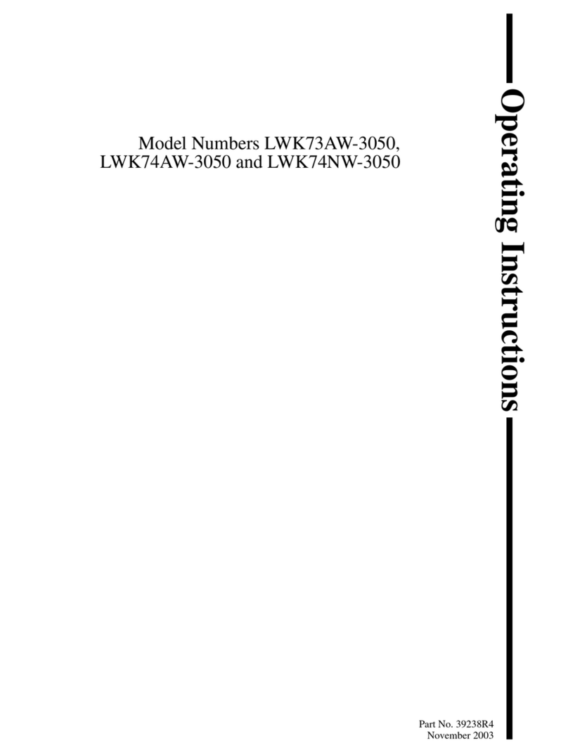 Alliance Laundry Systems LWK73AW-3050 User manual Alliance Laundry Systems LWK73AW-3050 User manual