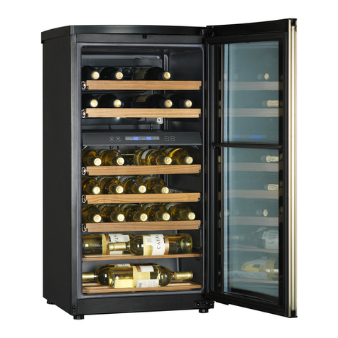 Haier HVZ040ABH5S - Dual-Zone Wine Cooler user manual