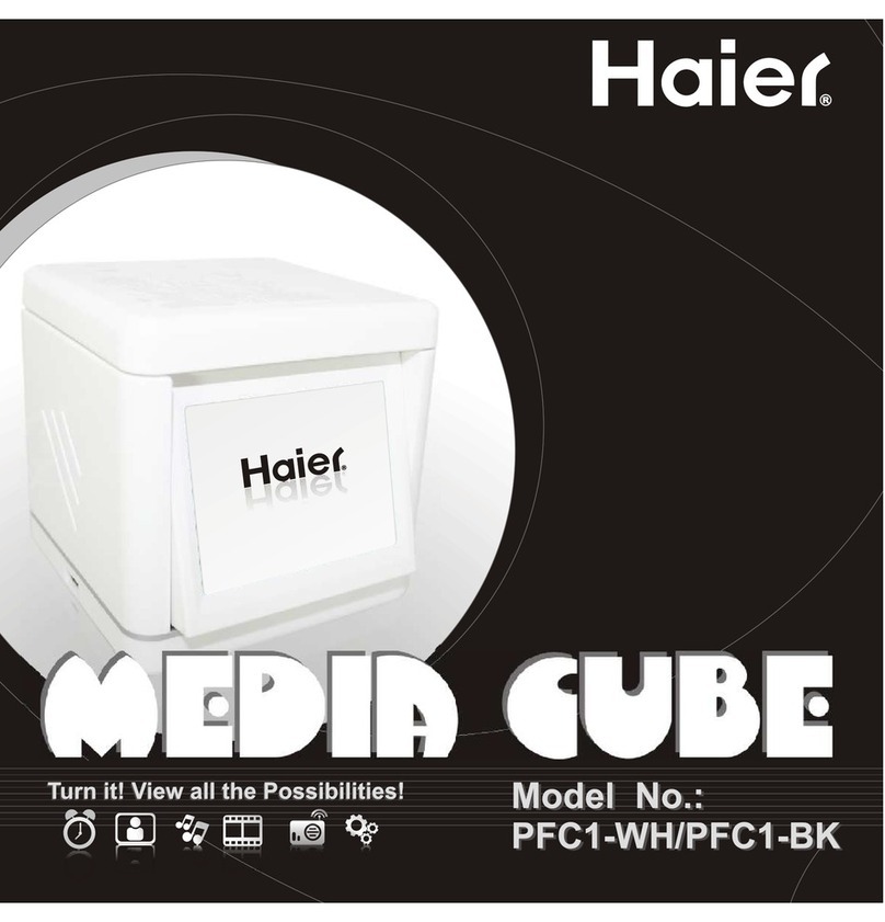 Haier Media Cube PFC1-BK user manual