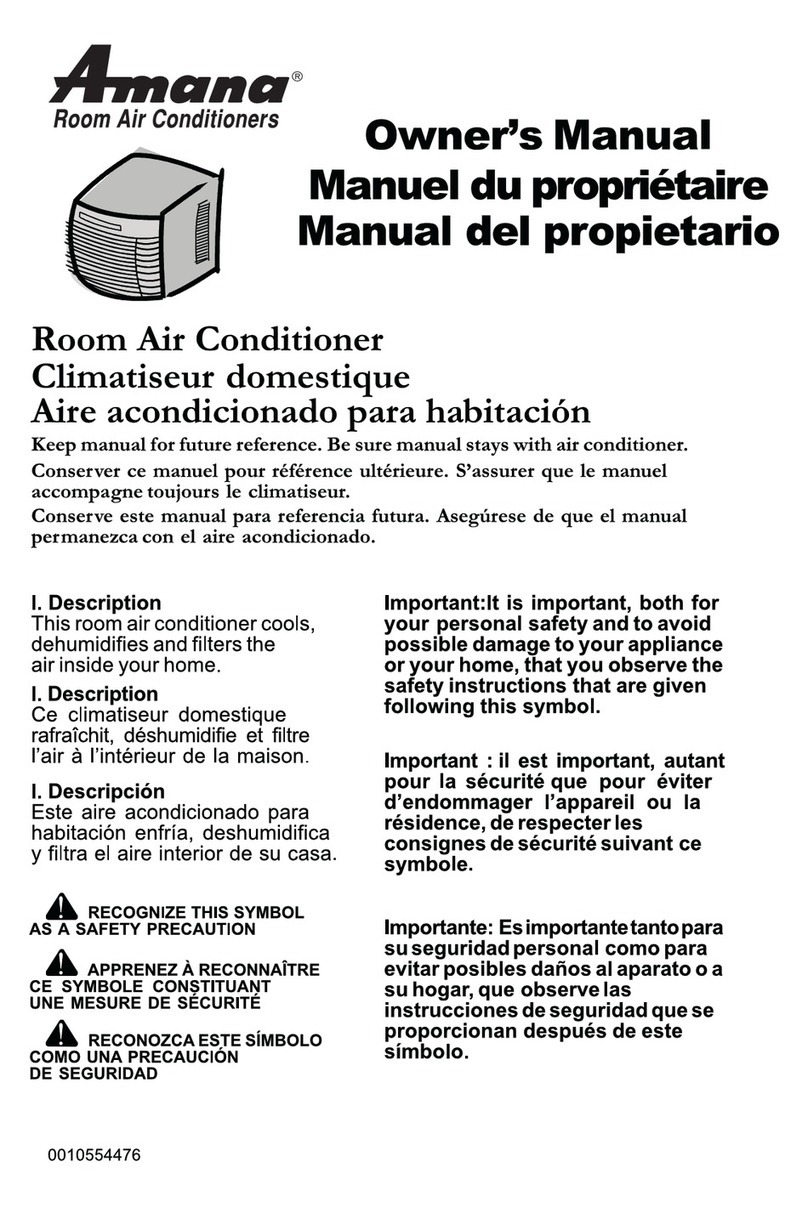Amana ACE245E User manual