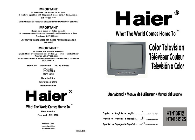 Haier HTN13R12 User manual