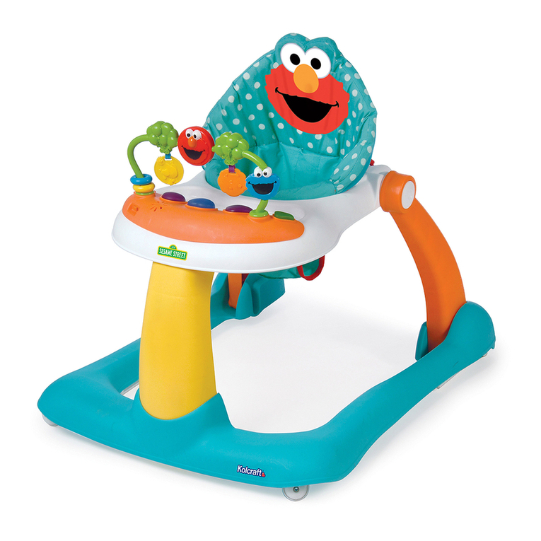 Kolcraft Sesame Street instruction sheet