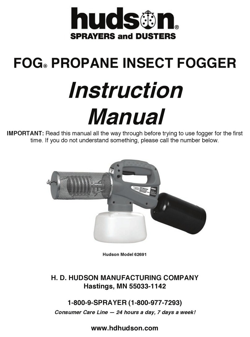 Hudson Fog Propane Insect Fogger instruction manual