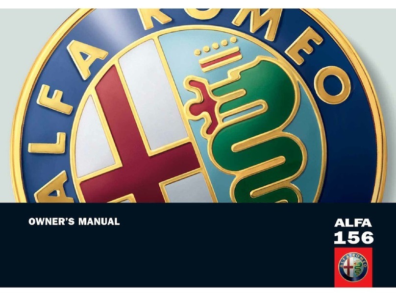 Alfa Romeo 156 owner's manual