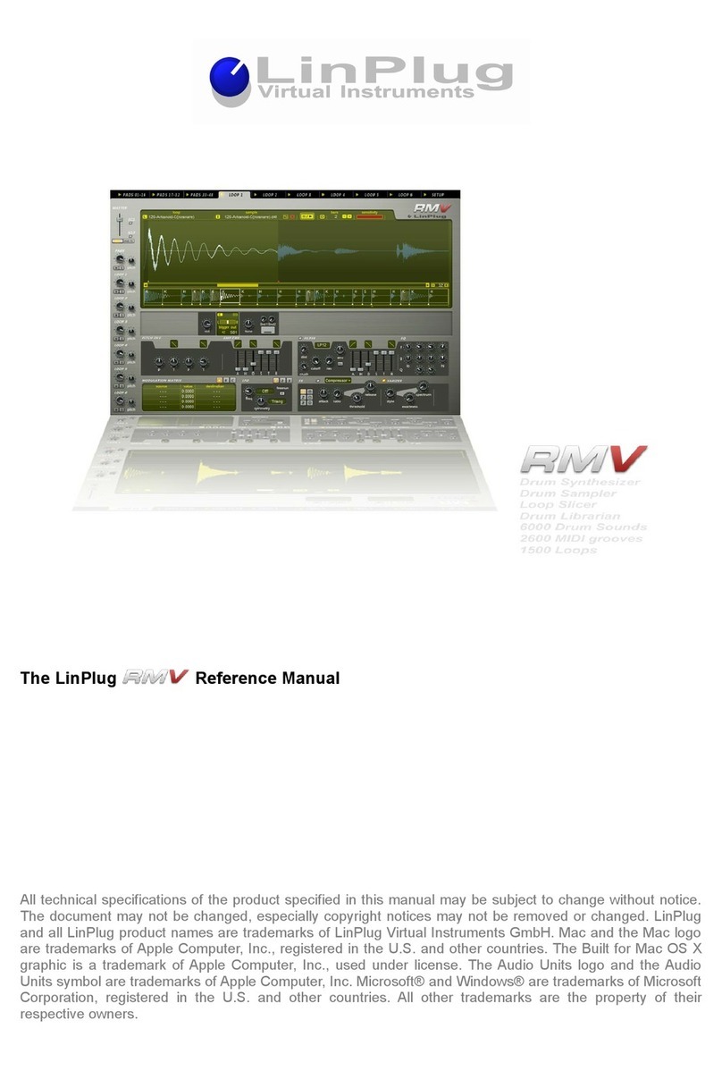 LinPlug RMV 5.03 Reference manual LinPlug RMV 5.03 Reference manual