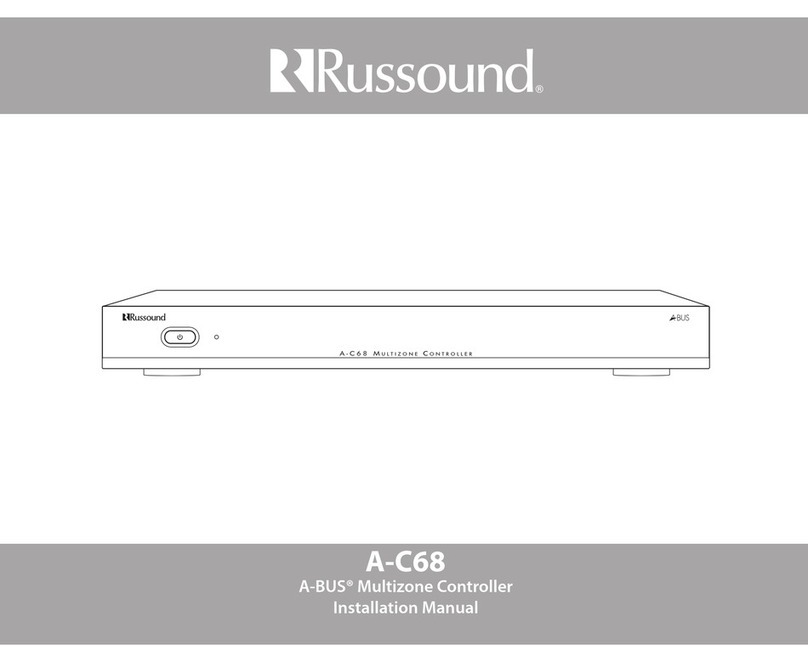 Russound A-C68 User manual
