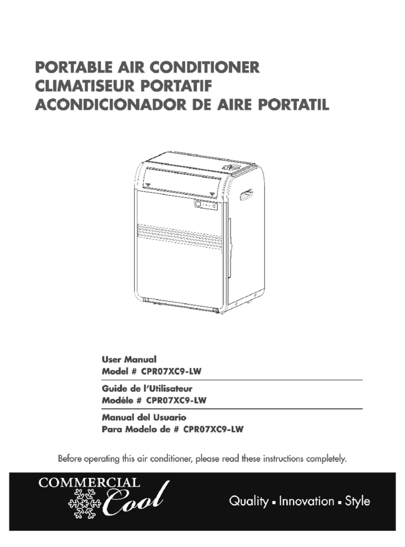 commercial cool CPR07XC9-LW User manual