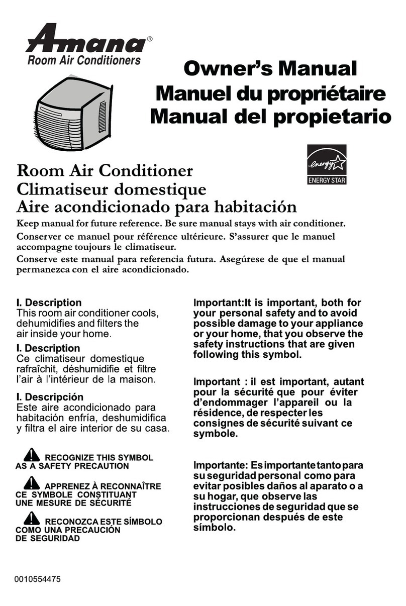 Amana ACD105E User manual