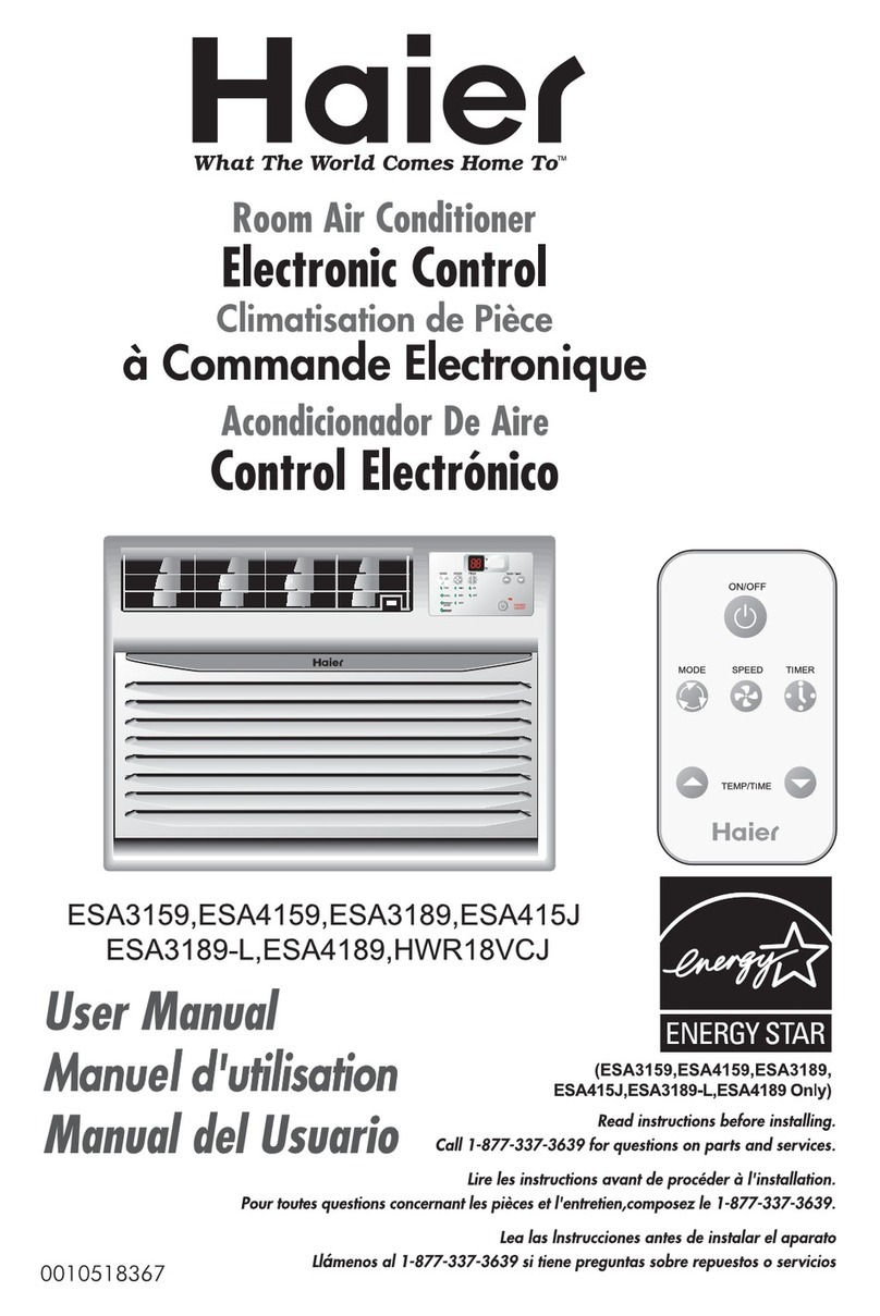 Haier ESA3159 User manual