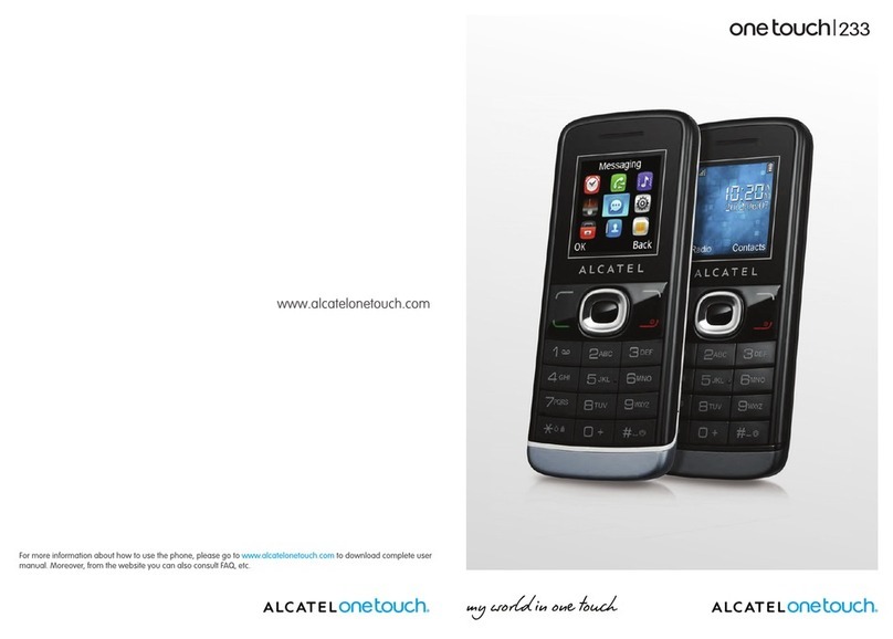 Alcatel One Touch 233 User manual