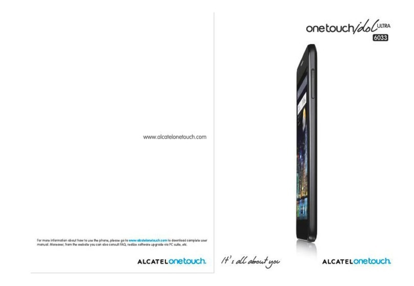 Alcatel One Touch Idol Ultra 6033 User manual