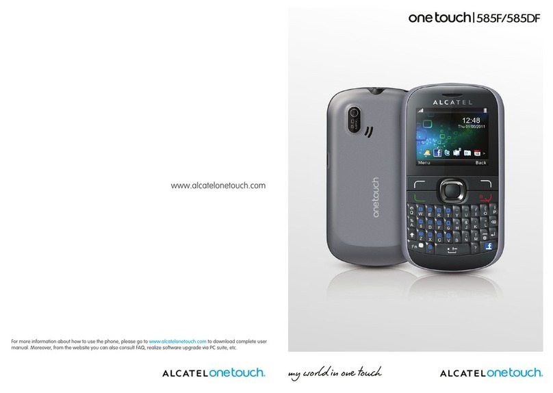 Alcatel One Touch 585DF User manual