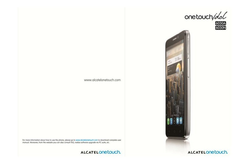 Alcatel One Touch Idol 6030N User manual Alcatel One Touch Idol 6030N User manual