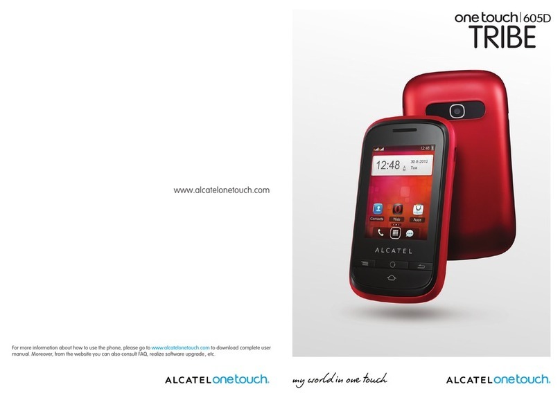 Alcatel One Touch 605D Tribe User manual