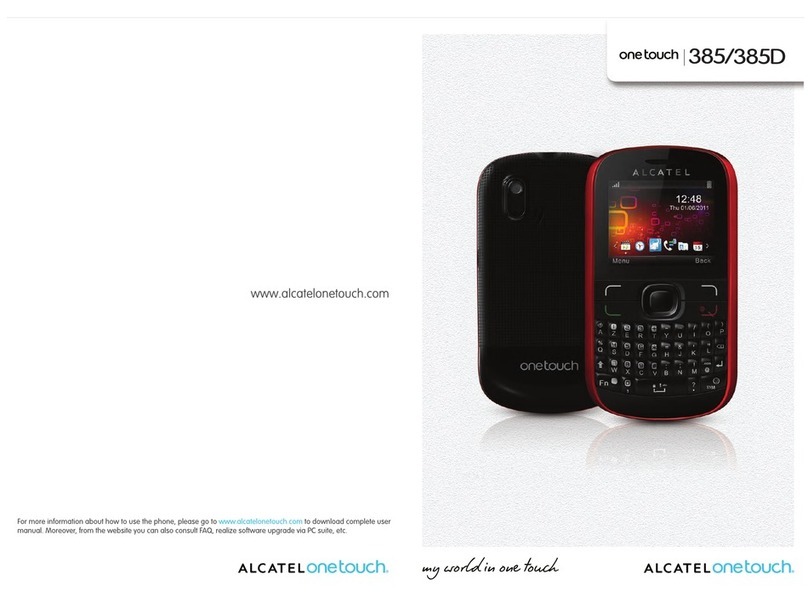 Alcatel One Touch 385 User manual