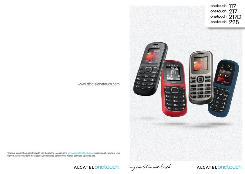 Alcatel One Touch 228 user manual
