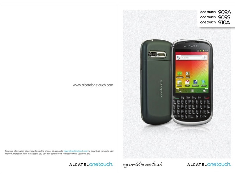 Alcatel OneTouch 909A User manual