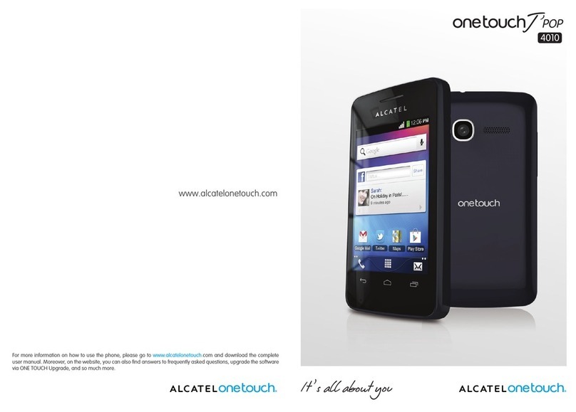 Alcatel OneTouch Tpop 4010 User manual