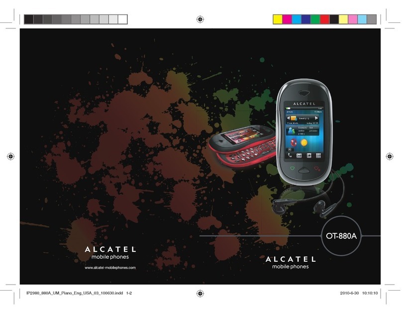 Alcatel OT-880A User manual