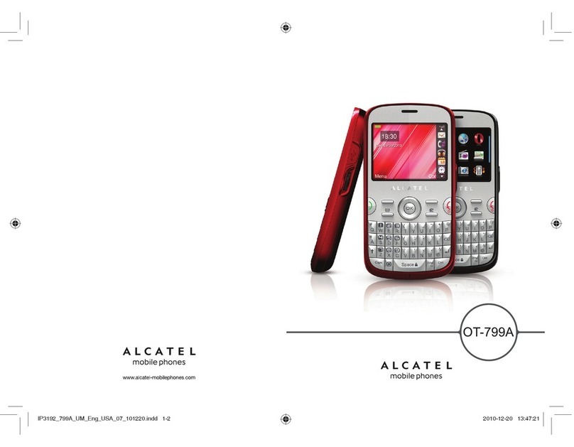 Alcatel OT-799A User manual