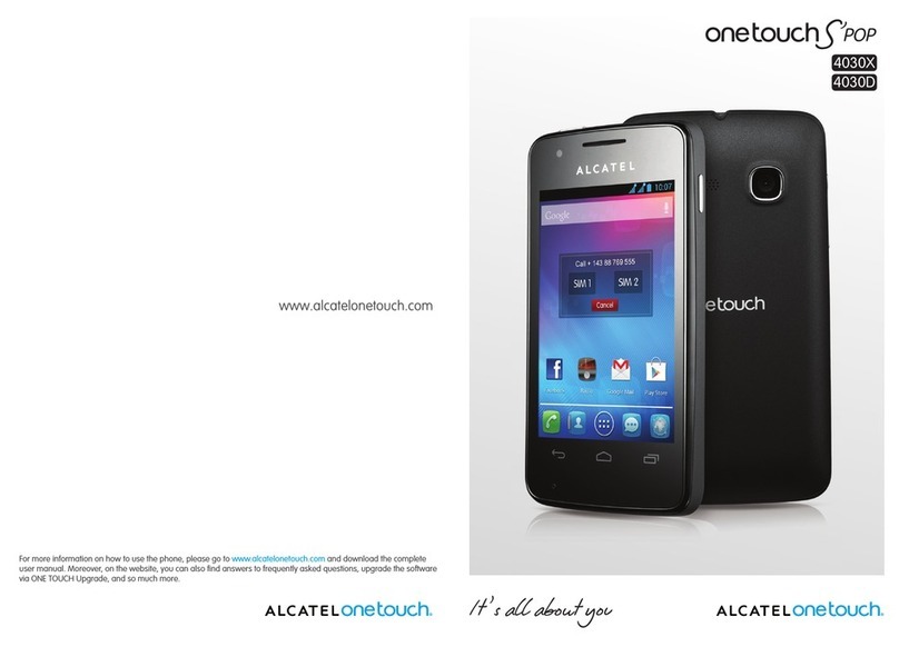 Alcatel One Touch Spop 4030X user manual