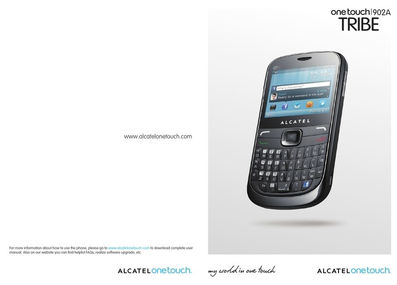 Alcatel One Touch 902A Tribe user manual