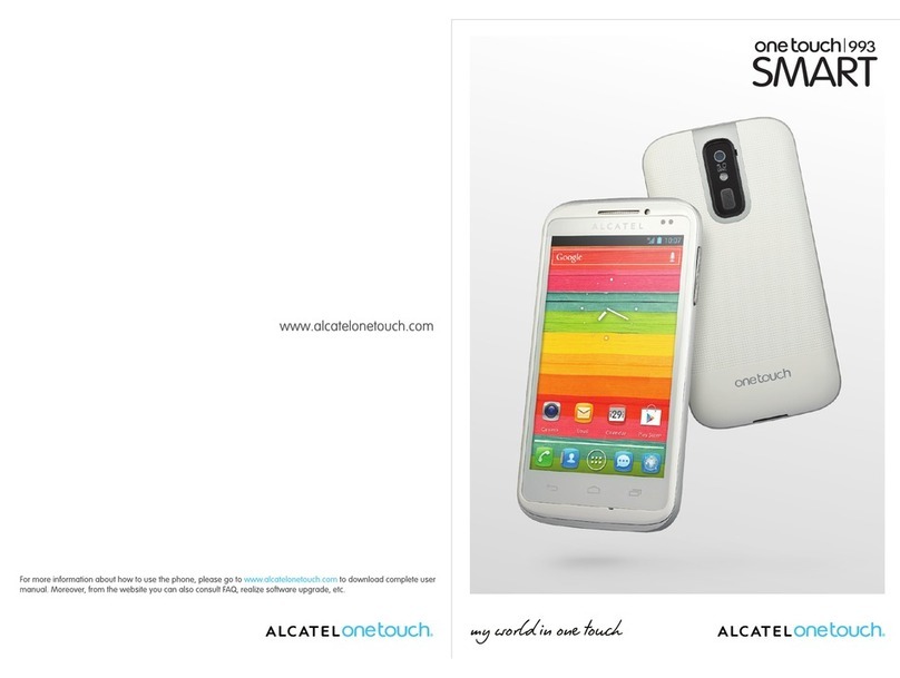 Alcatel One Touch 993 Smart User manual