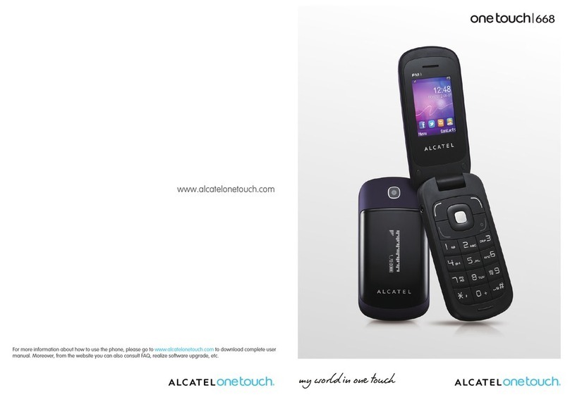 Alcatel One Touch 668 User manual