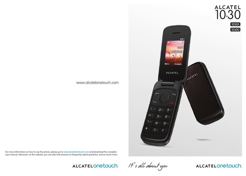 Alcatel 1030X user manual
