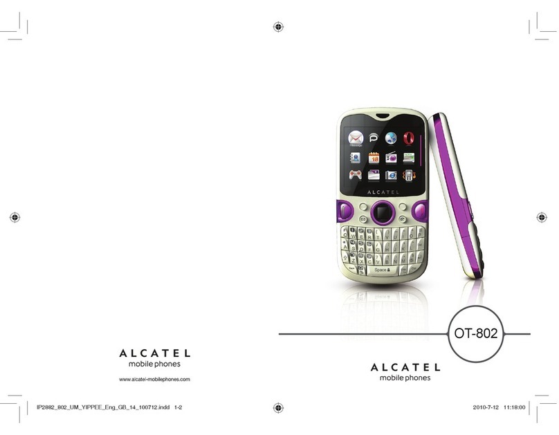 Alcatel OT-802 User manual