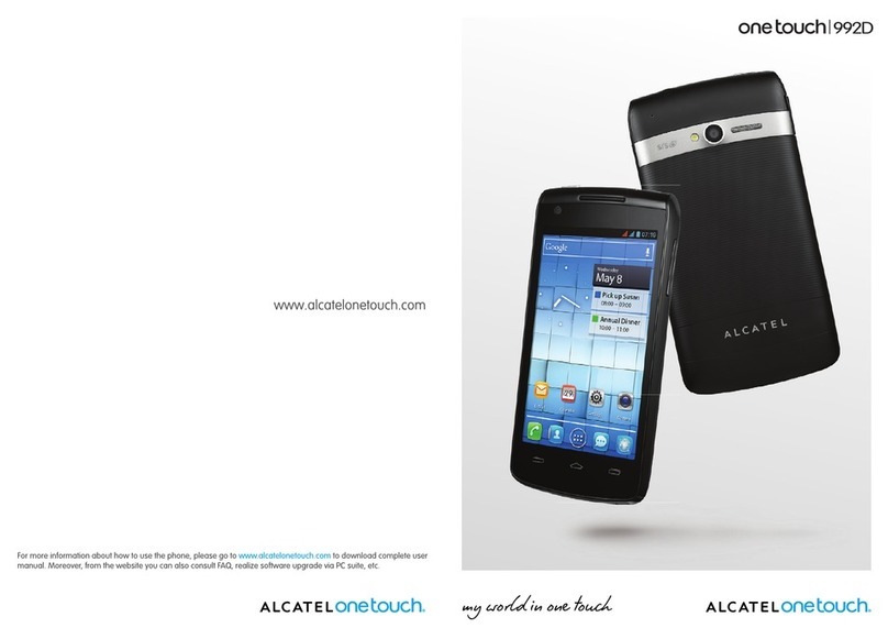 Alcatel One Touch 992D User manual