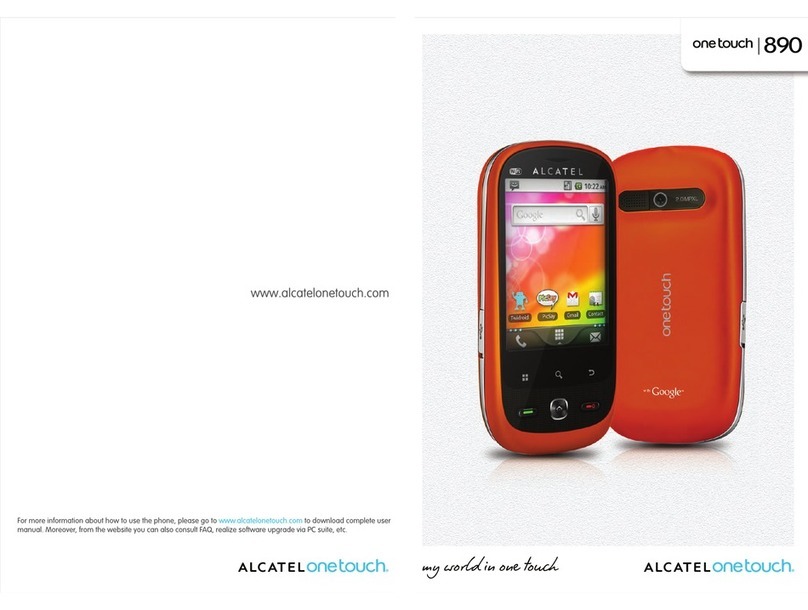 Alcatel One Touch 890 User manual