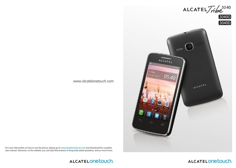 Alcatel Tribe 3040D User manual