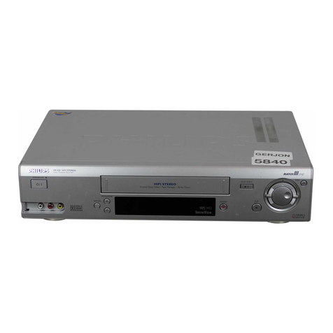 Philips MatchLine VR 820 User manual