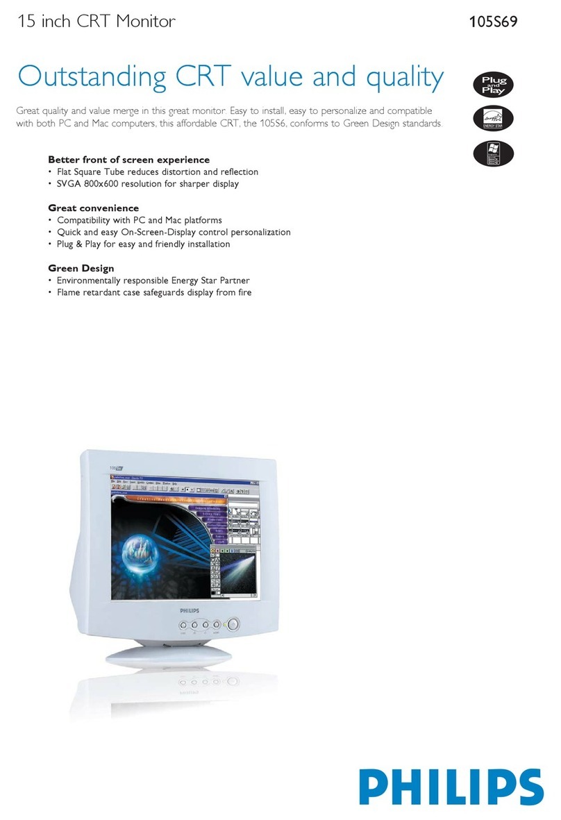 Philips 105S69 User manual