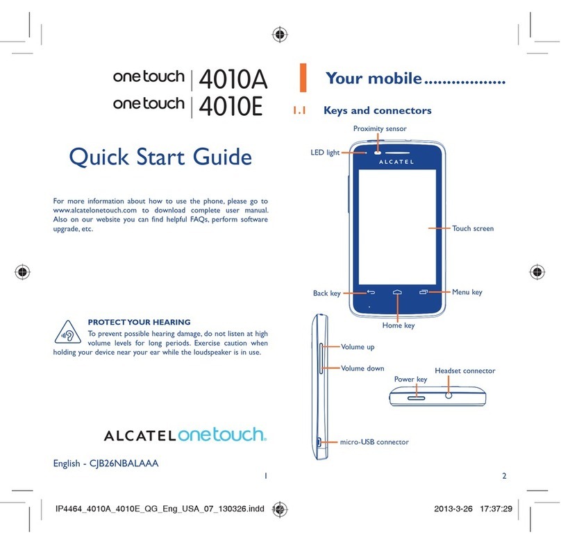 Alcatel OneTouch 4010A User manual