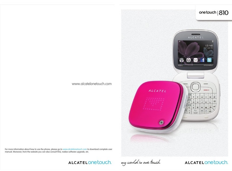 Alcatel OneTouch 810 User manual