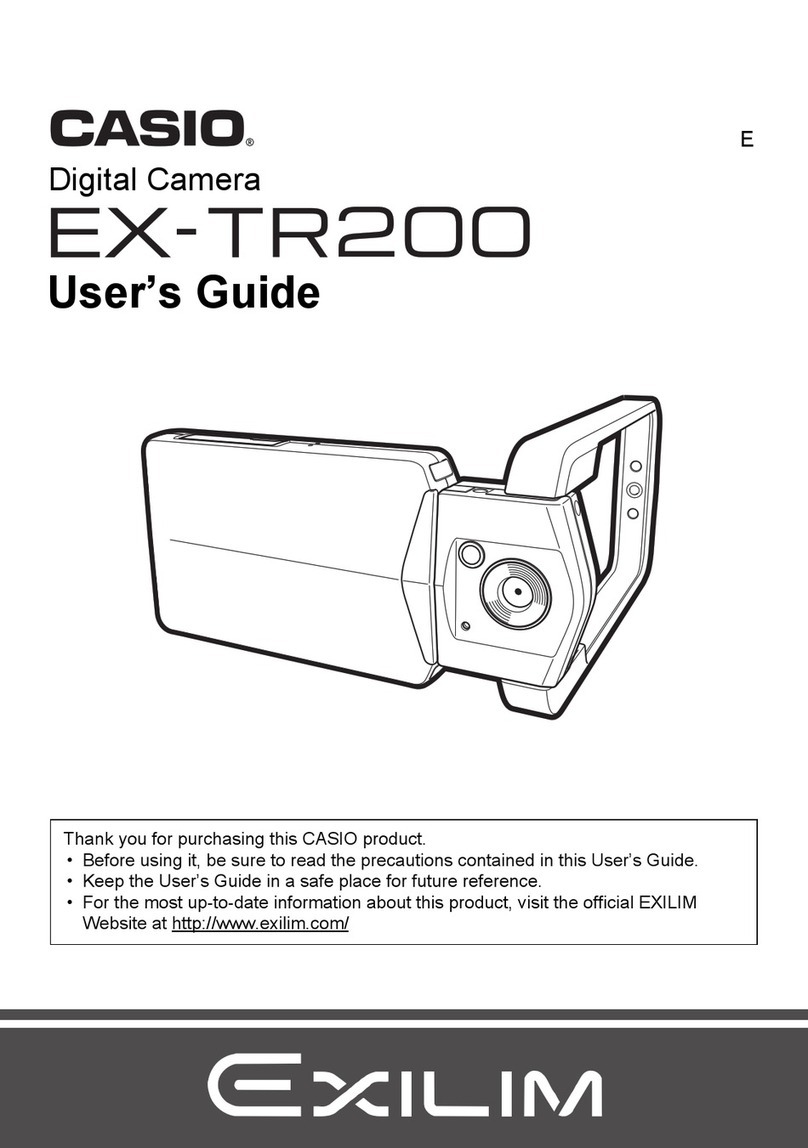 Casio EXILIM EX-TR200 User manual