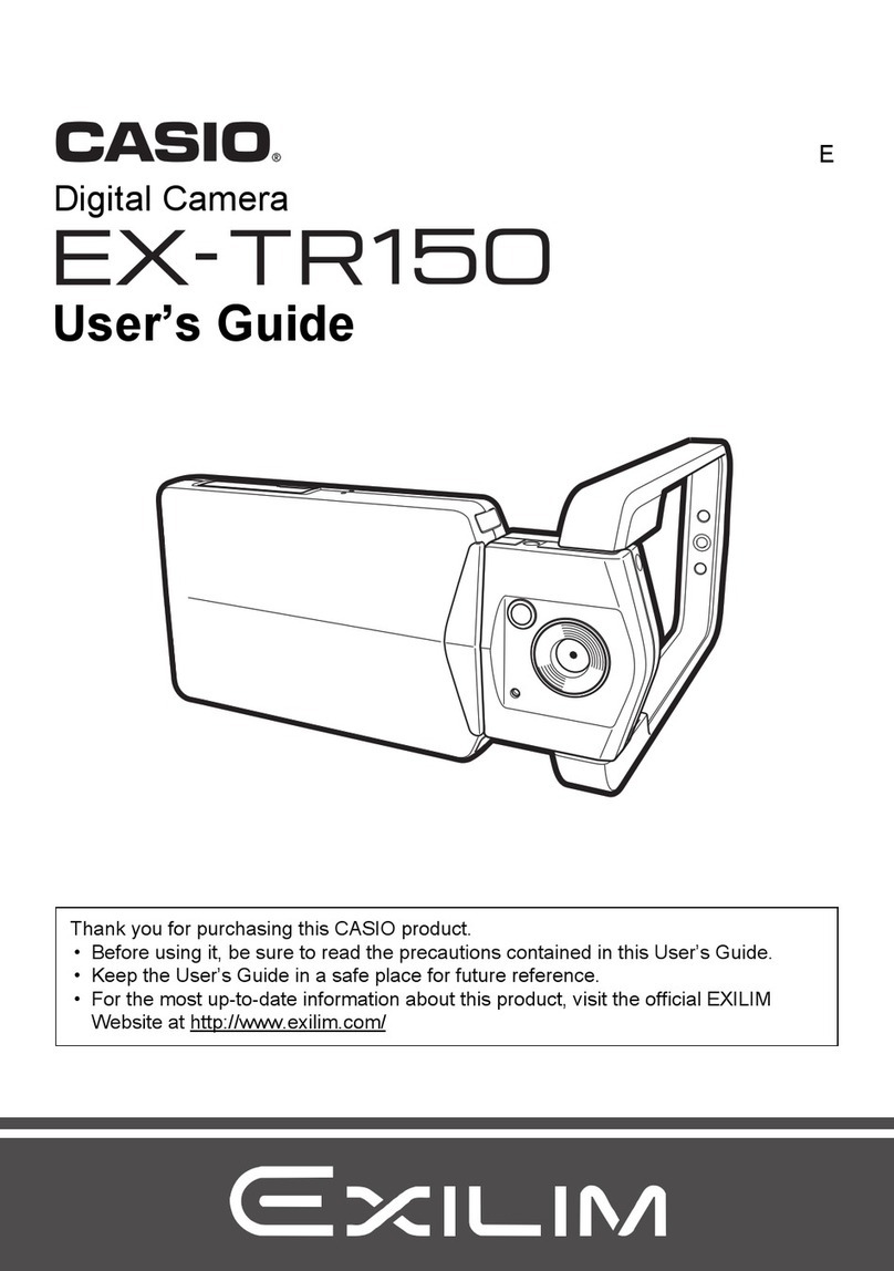 Casio EXILIM EX-TR150 User manual