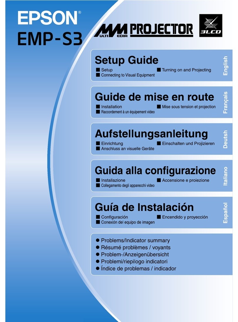Epson EMP-S3 Setup guide