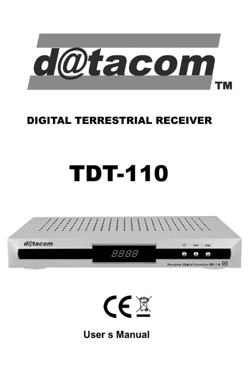 Datacom Datacom TDT-110 user manual