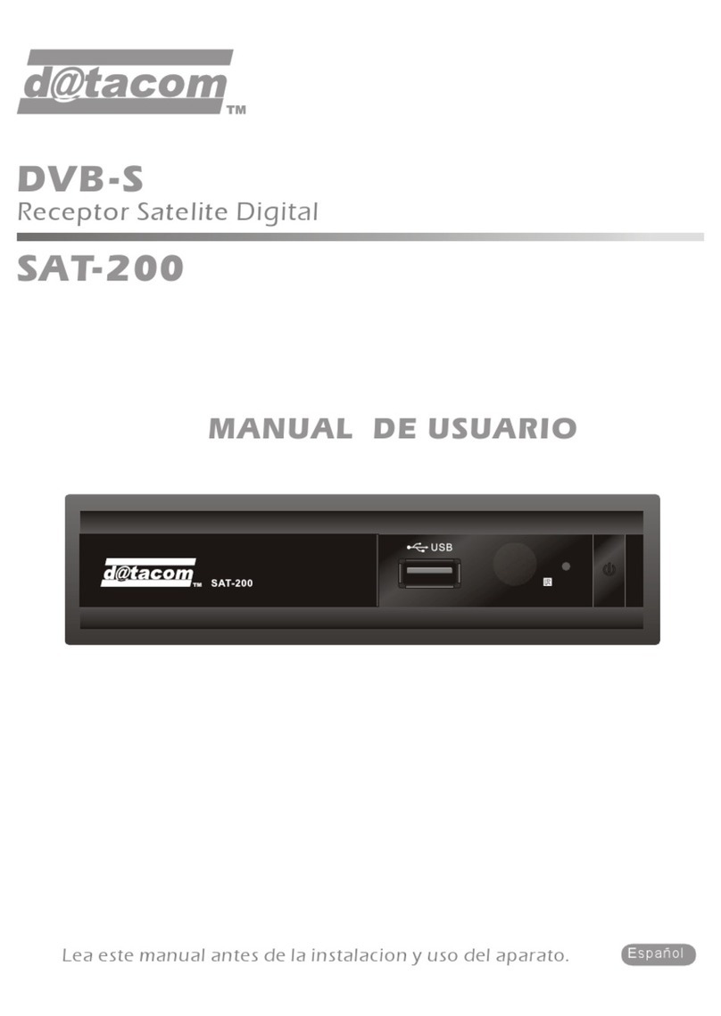 Datacom Datacom SAT-200 owner's manual