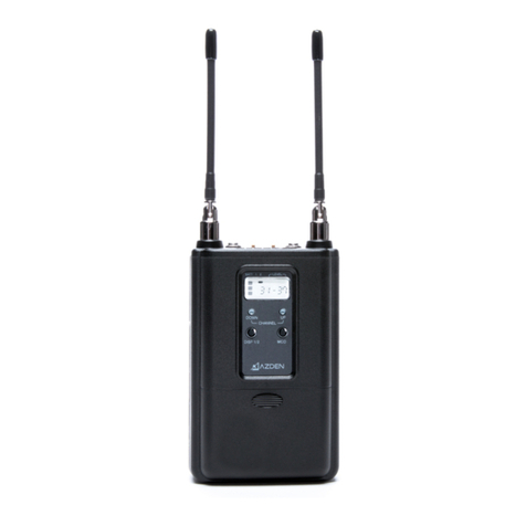 Azden 330UPR User manual Azden 330UPR User manual