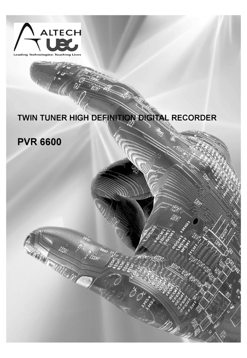 AL Tech PVR 6600 instruction manual