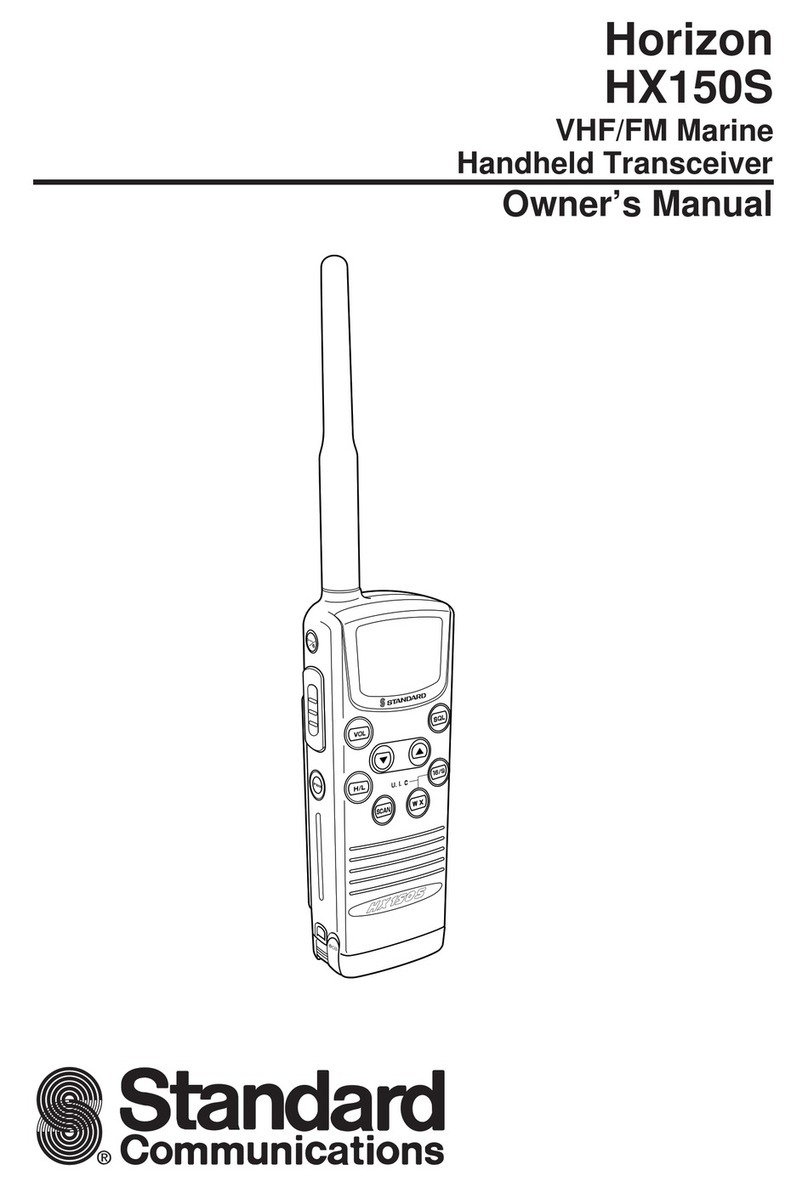 Standard Communications Horizon HX150S owner's manual