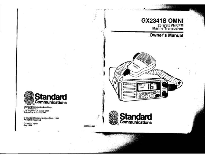 Standard Communications GX2341S OMNI owner's manual