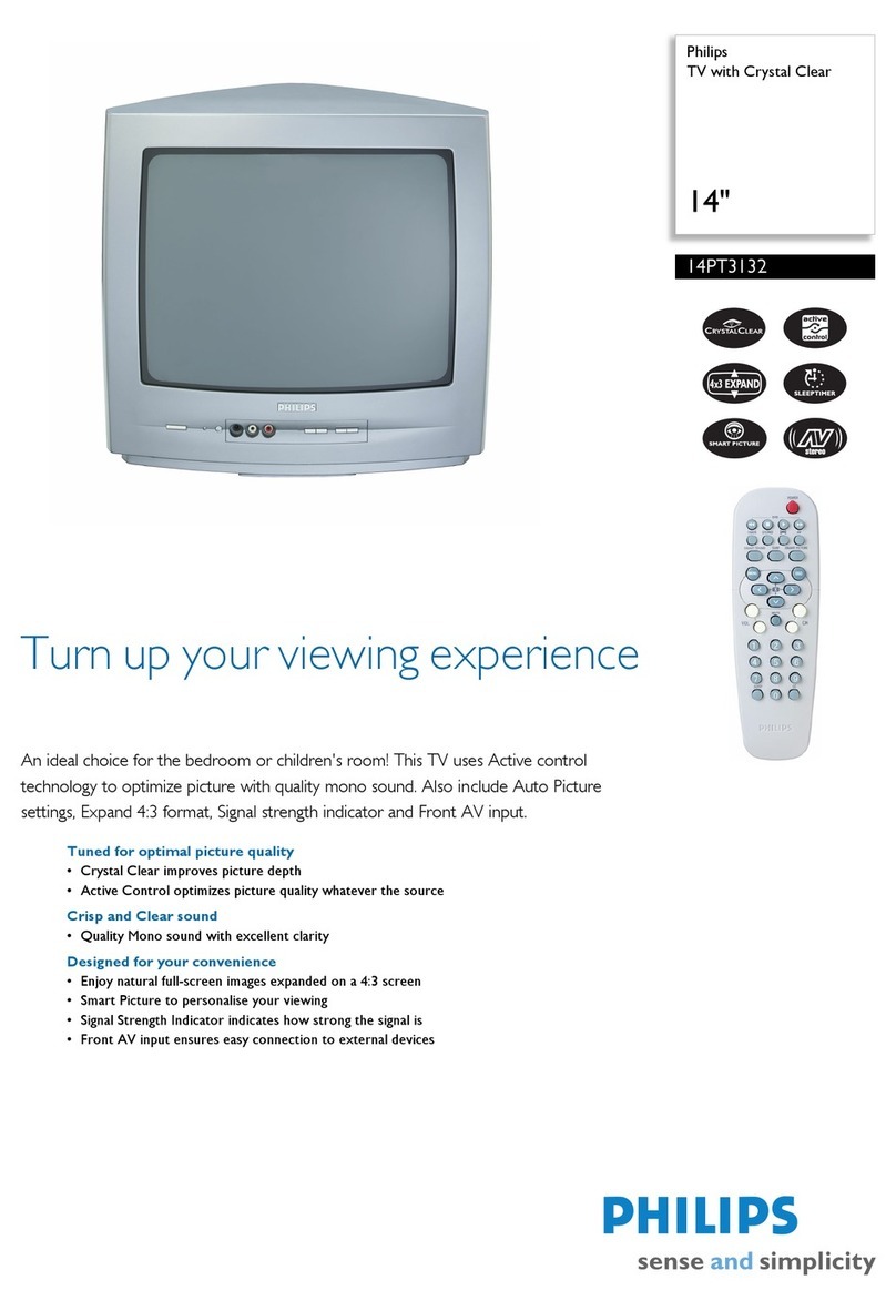 Philips 14PT3132 User manual Philips 14PT3132 User manual