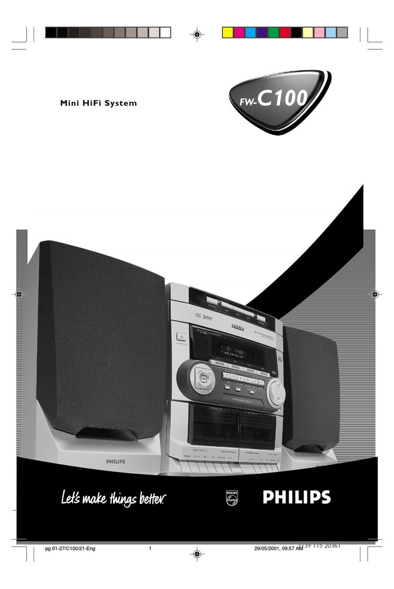 Philips FW-C100 user manual