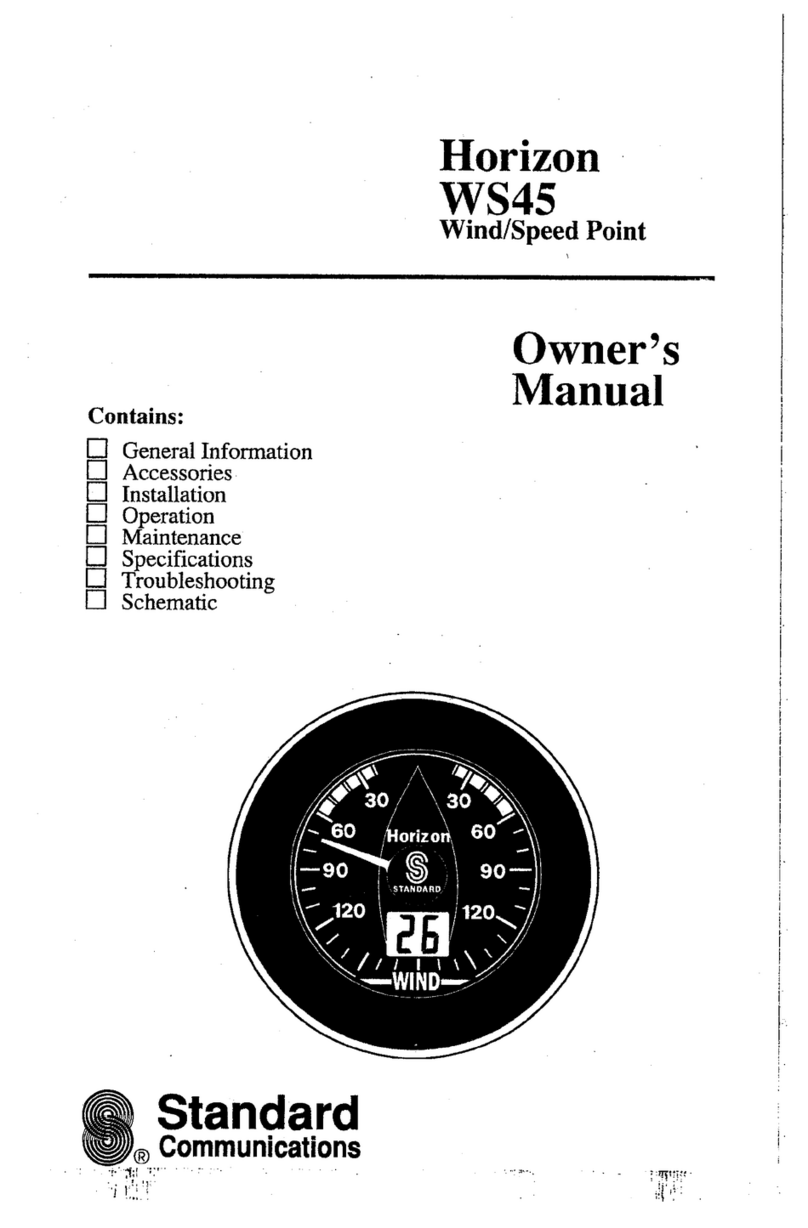 Standard Communications Horizon WS45 owner's manual