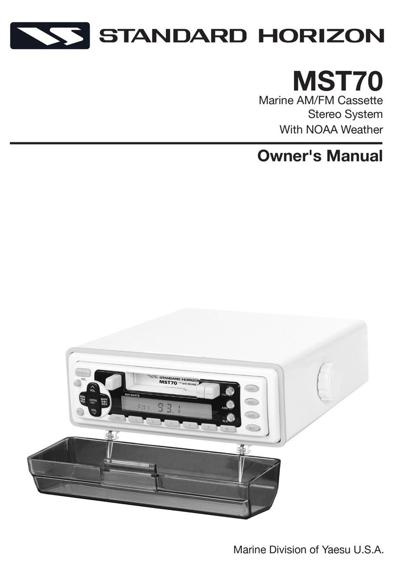 Standard Horizon MST70 owner's manual